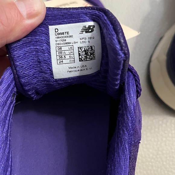 NWT-New Balance x Teddy Santis U998TE Women’s Sneaker-US 7.5/EU 38.5-Made in USA - Picture 8 of 11